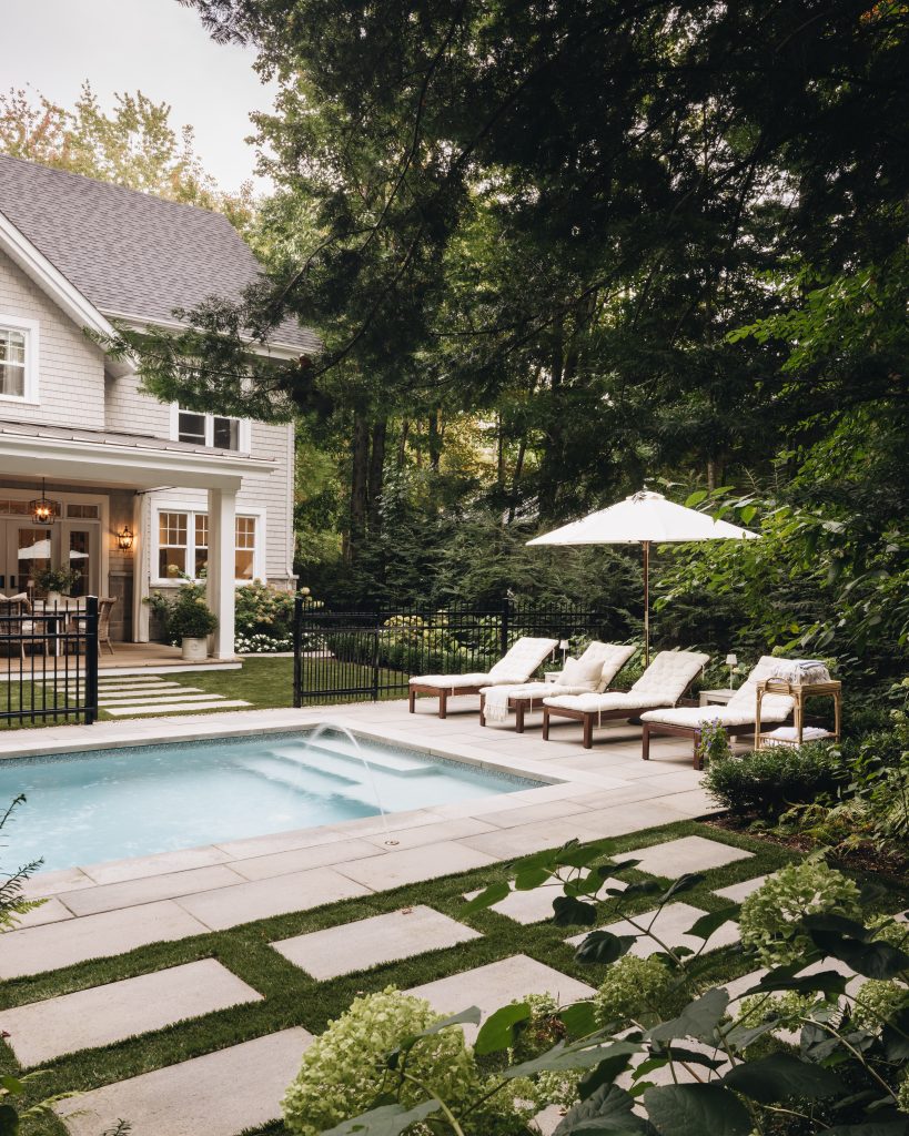 Piscine et aménagement paysager de prestige